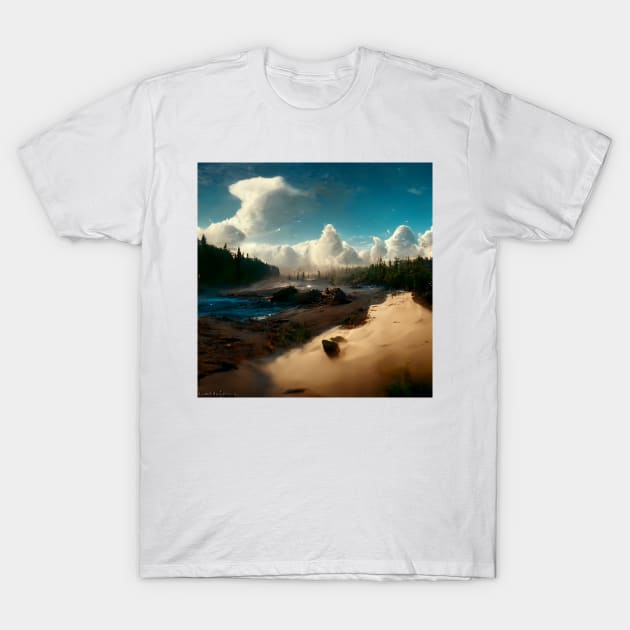 Mystical Beach #2 T-Shirt by endage